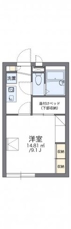 レオパレスドリーム杭全の物件間取画像